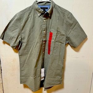 Tommy Hilfiger Men’s Short Sleeve Woven Shirt (M, XL, XXL)